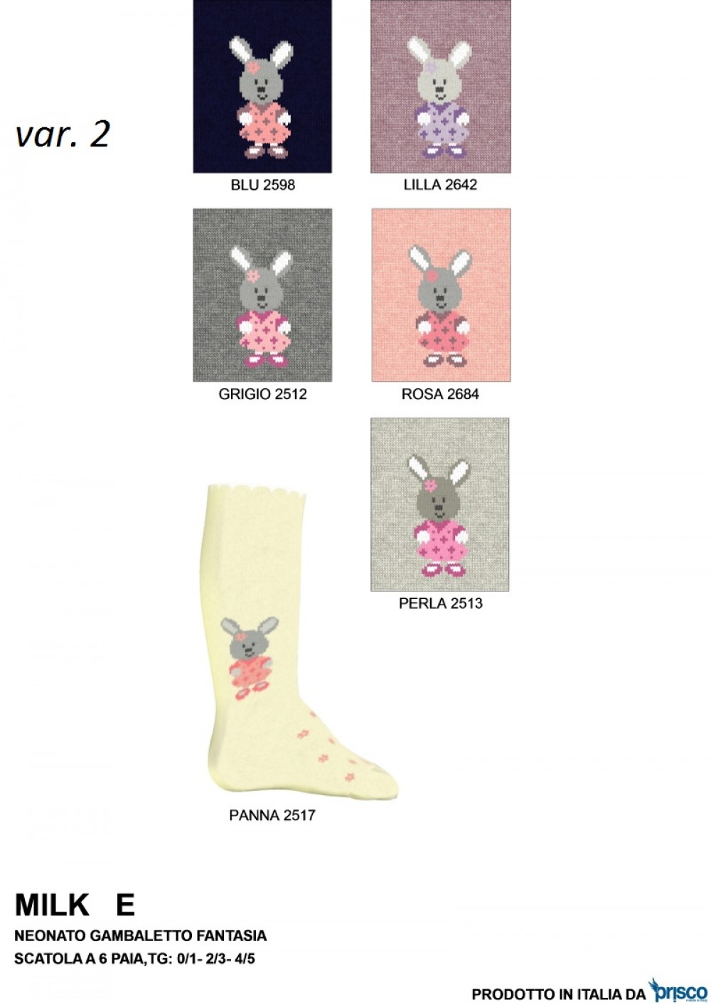 CALZA B.MILK co35vi30wa15pa20 - immagine 2