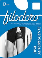 CALZA DONNA AUTOREGGENTE DIVA 13 denari FILODORO