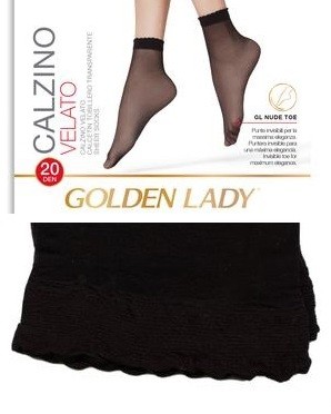 CALZINO DONNA VELATO 5L  20 denari  GOLDEN LADY