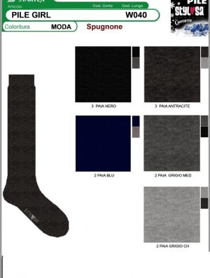 CALZA D. PILE LUNGO W040