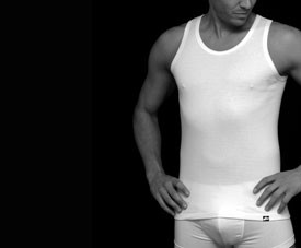 CANOTTIERA SPALLA LARGA UOMO 760 FRAGI puro cotone