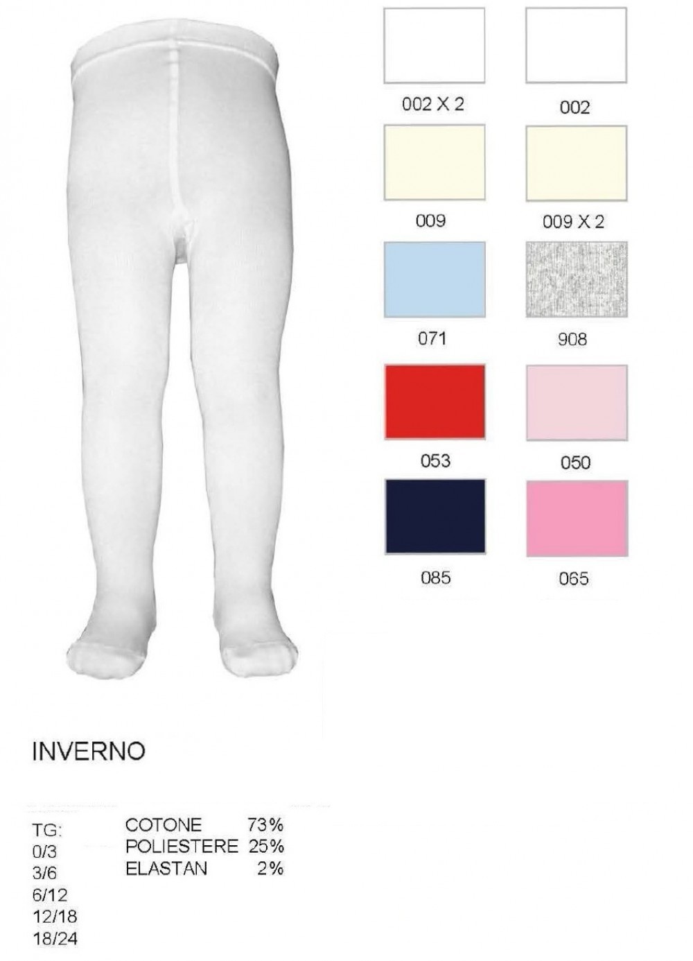 COLLANT BABY 026/4 CIOCCA