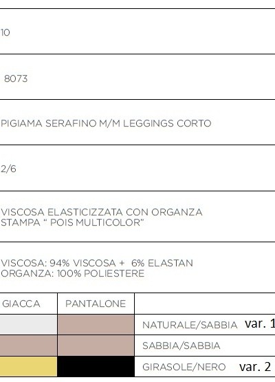 PIGIAMA D. 8073 ANDRA