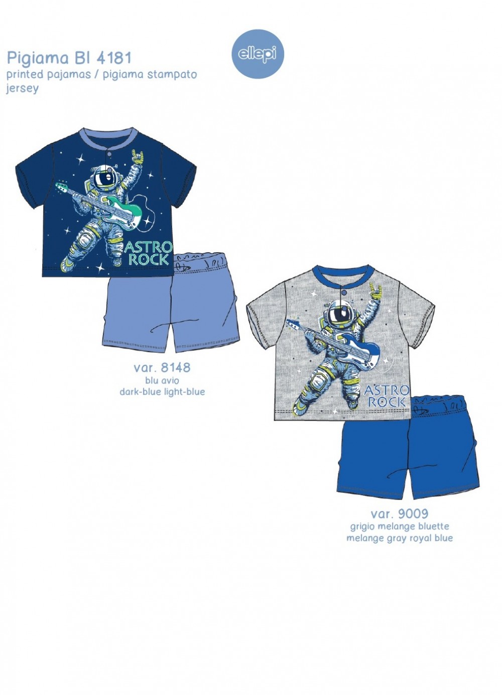 PIGIAMA B.BI4181 ELLEPI 100co