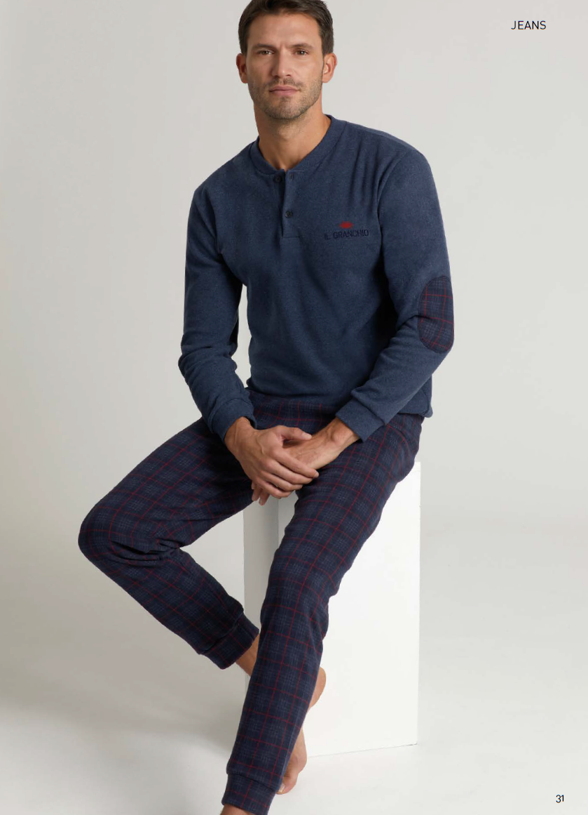 PIGIAMA U. GP2060 GRANCHIO 50co50pl - immagine 2