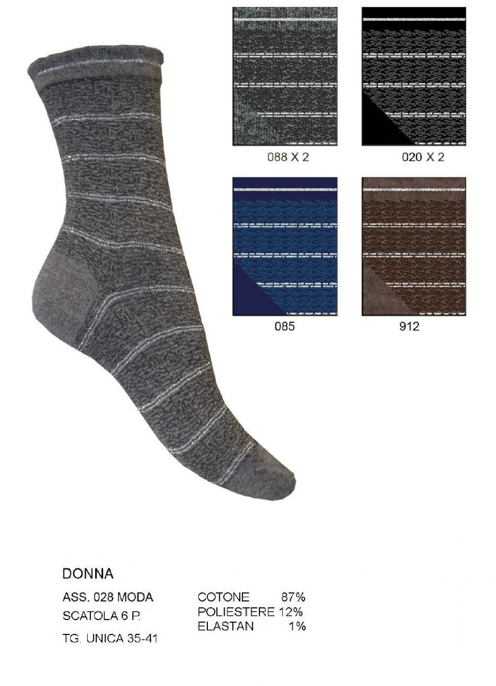 CALZA D. 337/2 CIOCCA