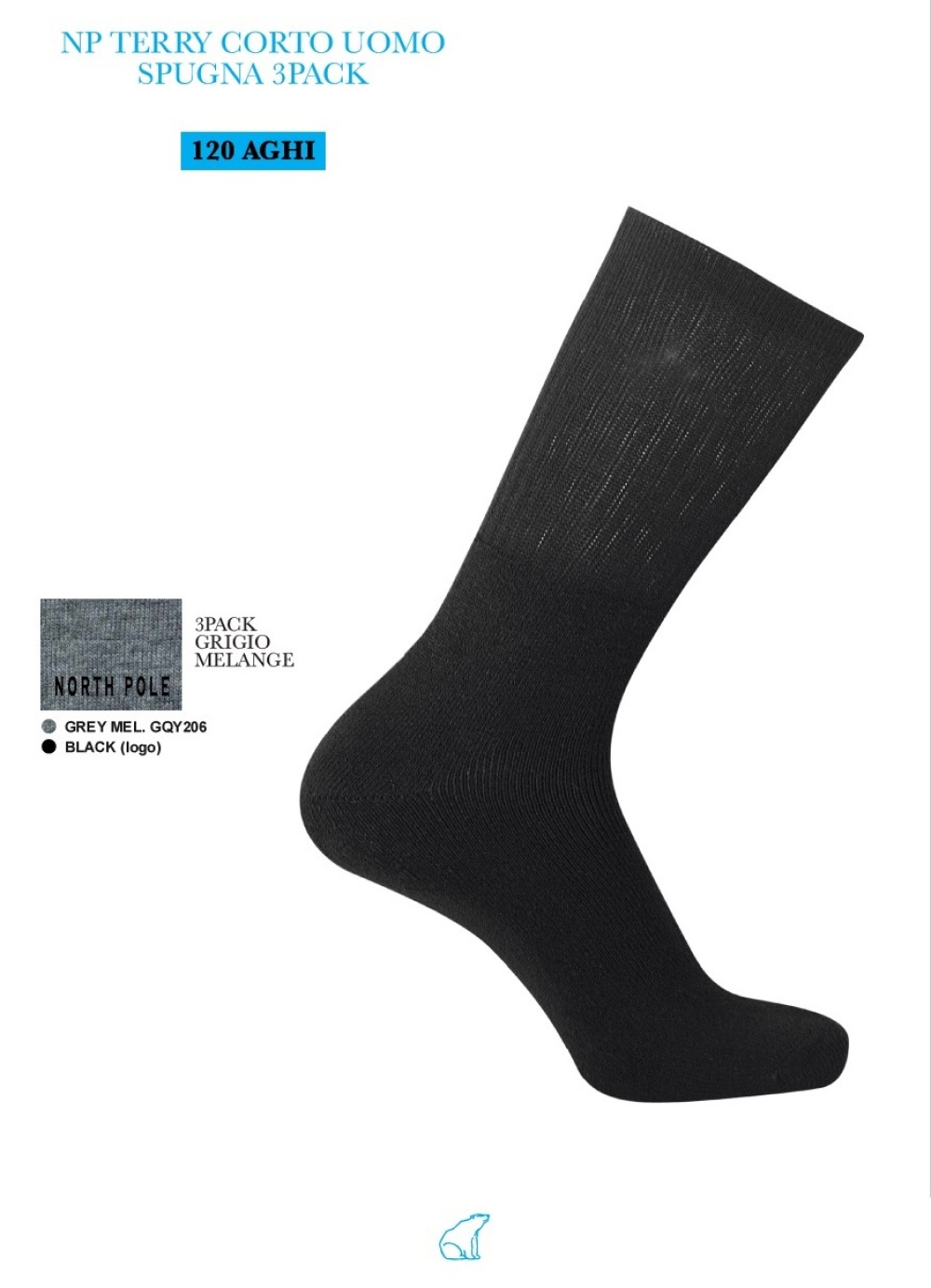 CONF.3PACK CALZA C.U.TERRY COM.CALZA - immagine 3