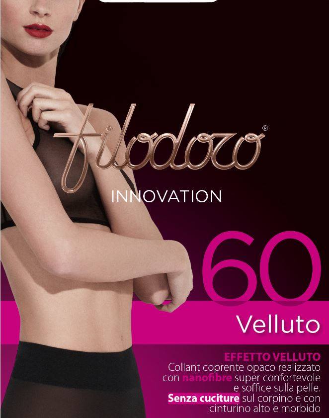 COLLANT donna F115175 VELLUTO 60 denari FILODORO - immagine 2