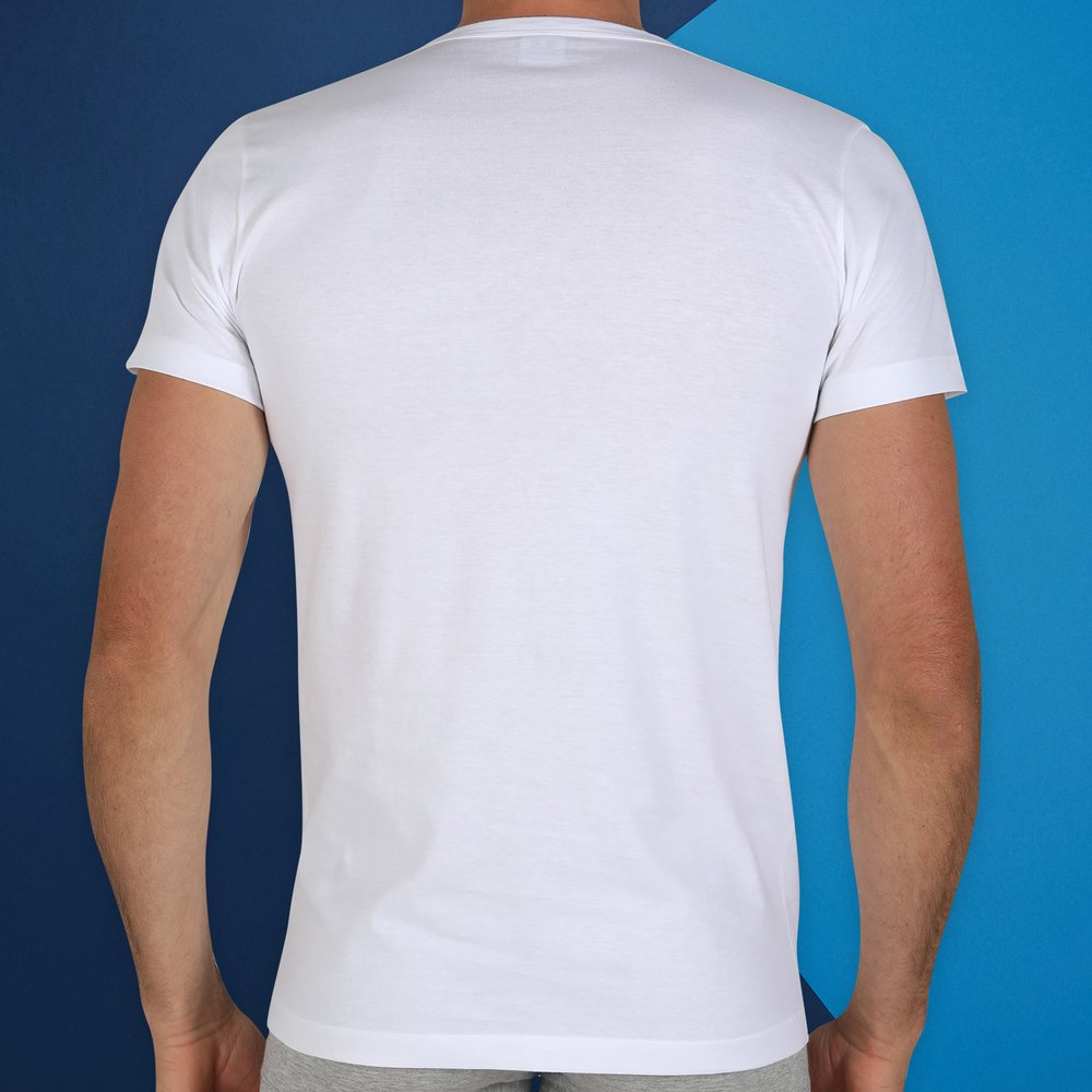 T-SHIRT UOMO MEZZA MANICA AMERICA OVER FRAGI 100% cotone - immagine 5