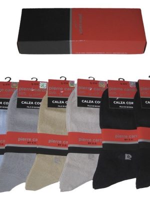 CALZE Corta Uomo PC0110 Pierre Cardin FILO DI SCOZIA