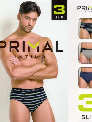 CONFEZIONE 3 SLIP Uomo elasticizzato S338 PRIMAL