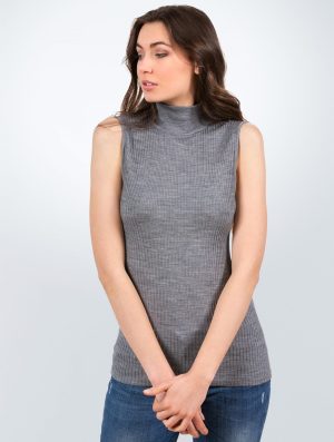 Lupetto in Lana Merinos Smanicato Donna 8208 E.GI