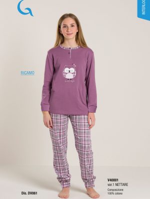 PIGIAMA RAGAZZA V40001 GARY