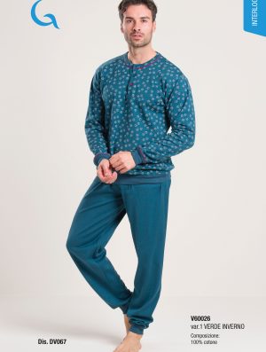 PIGIAMA U. V60026 GARY MANICA LUNGA